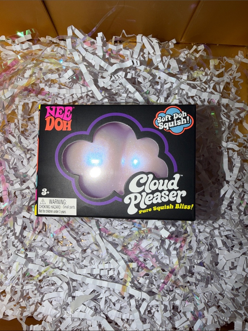 Nee Doh Cloud Pleaser Soft Squish - Iridescent Purple Cloud